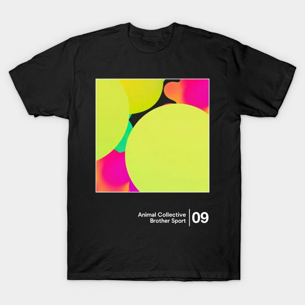 Animal Collective / Minimal Graphic Design Tribute T-Shirt by saudade